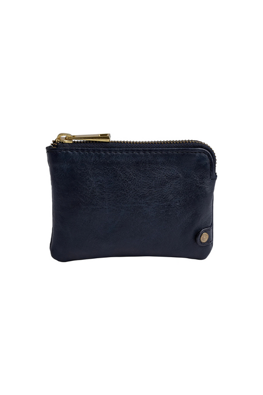 Depeche Midnight Blue Soft Leather Purse