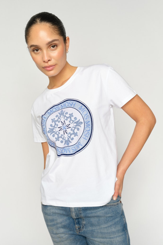 Mos Mosh Judd White T-Shirt