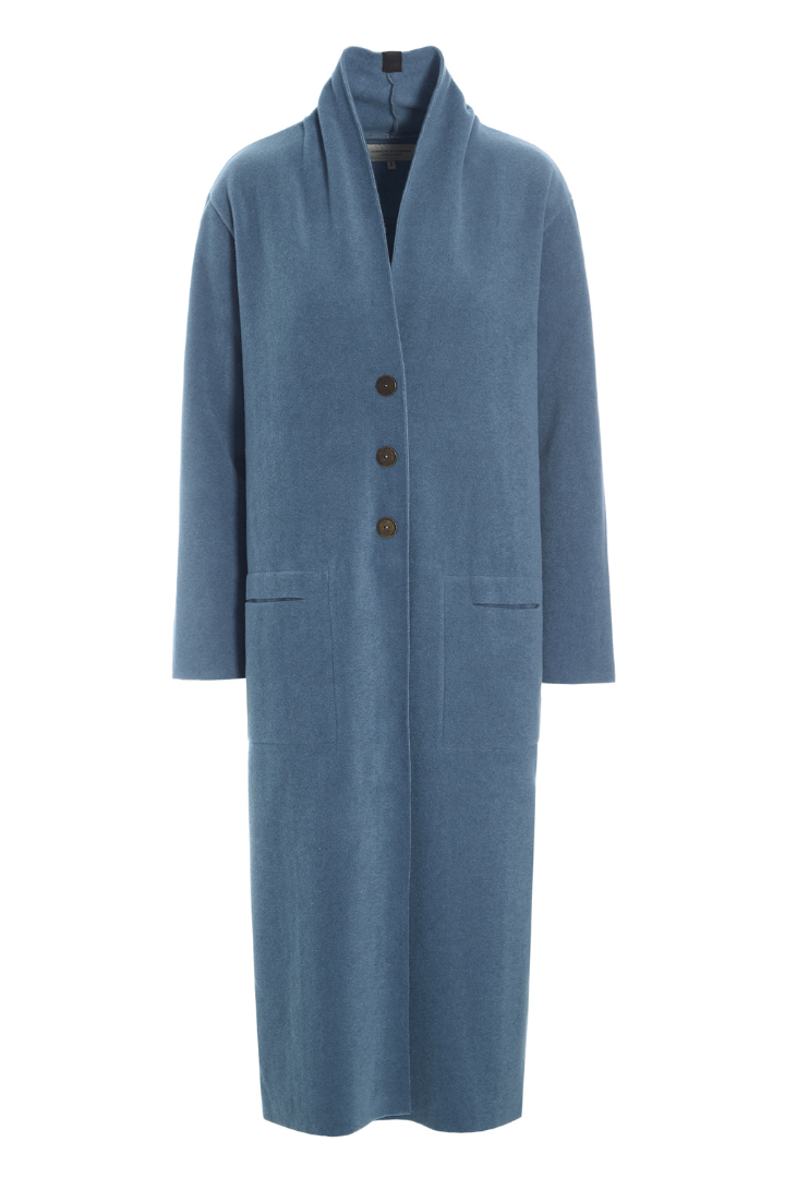 HS Dusty Blue Long Cardigan 7162