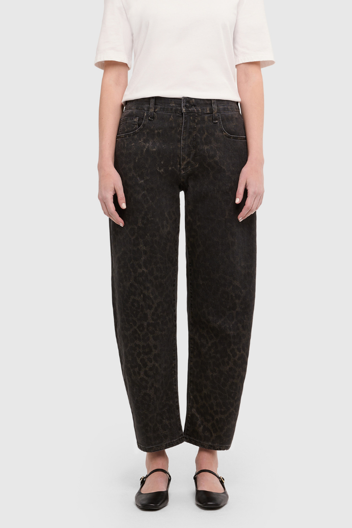 Mac Danni Leo Coated Brown Jeans
