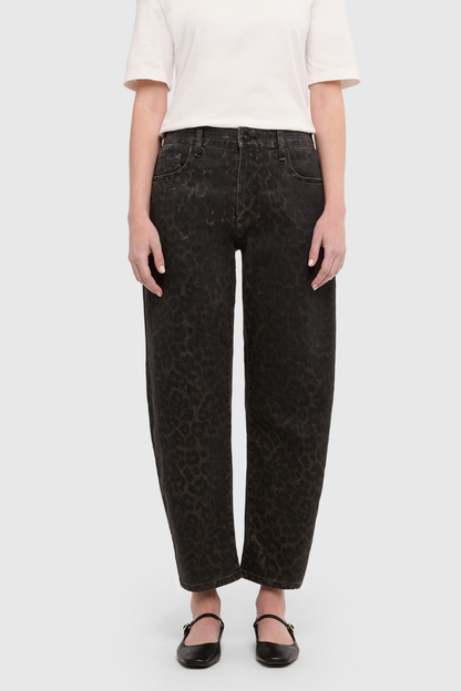 Mac Danni Leo Coated Brown Jeans