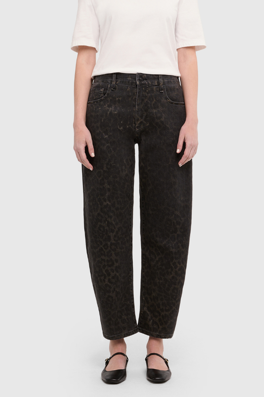 Mac Danni Leo Coated Brown Jeans