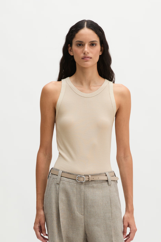 Marc O'Polo Natural Ribbed Vest Top