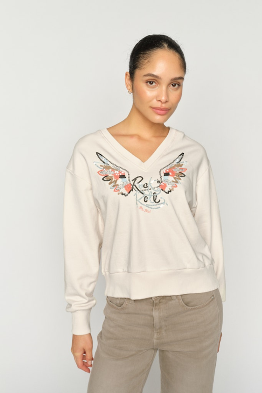 Mos Mosh Cosette Ecru Sweatshirt