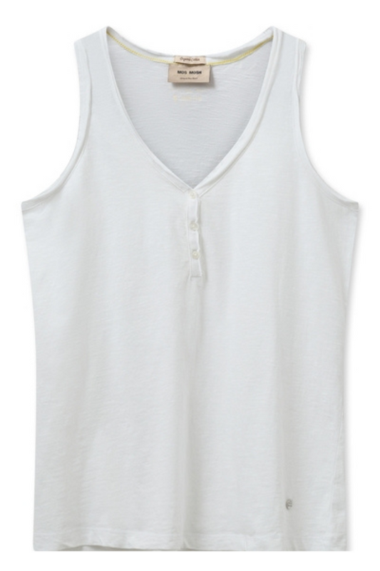 Mos Mosh Astin Basic Vest Top with Buttons