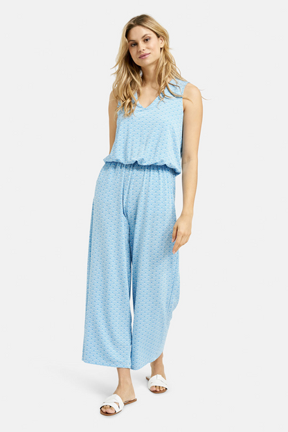 Milano Ibiza Blue Print Jumpsuit