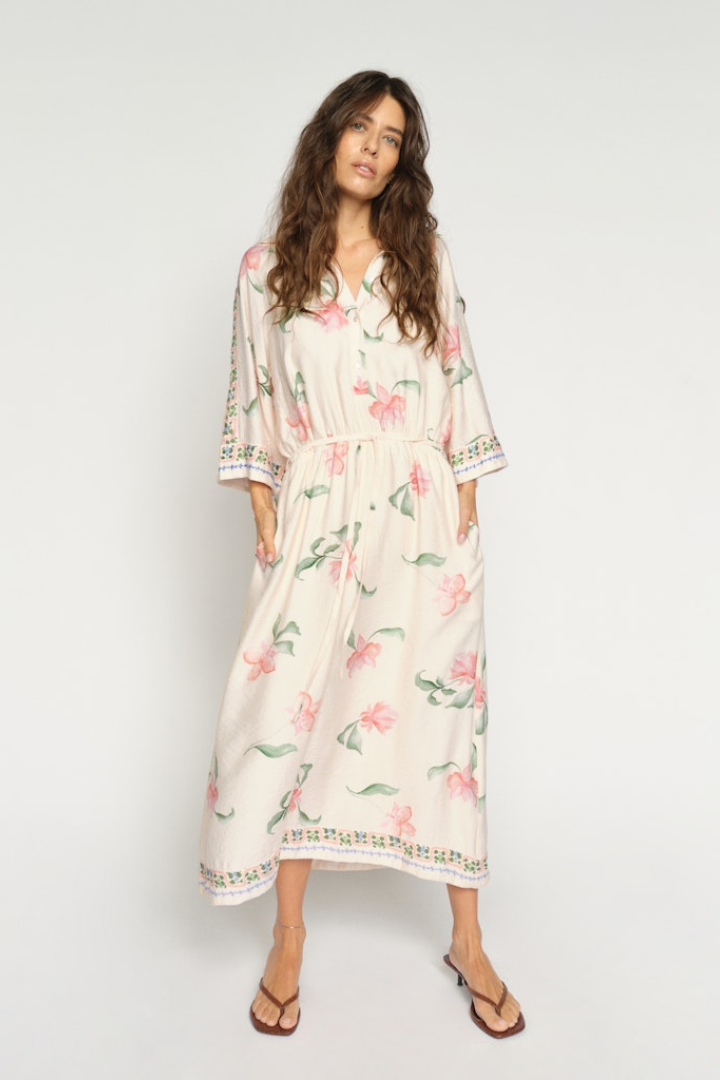 Mos Mosh Bunny Big Orchid Ecru Dress