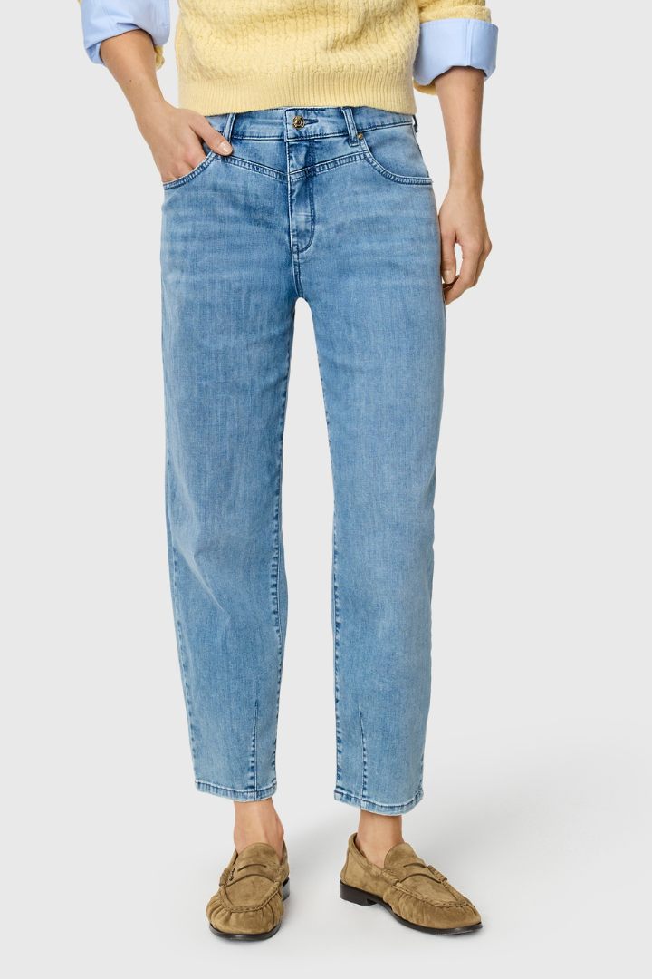 Mac Bobbie True Blue Barrel Jeans