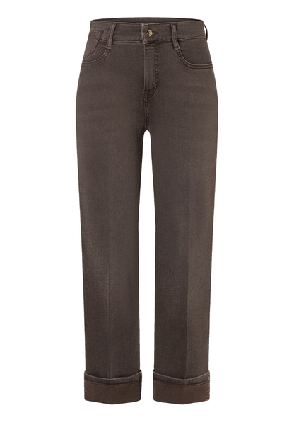 Mac Laura Brown/Stone Turn-Up Glitter Jeans