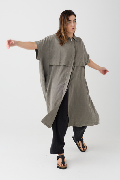 Lurdes Bergada Moss Sleeveless Trench 010