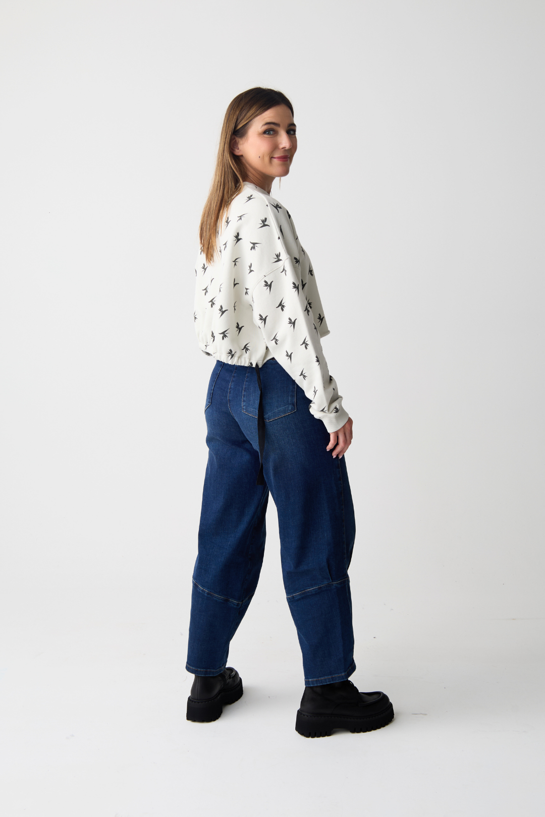 Lurdes Bergada Off-White Print Sweatshirt