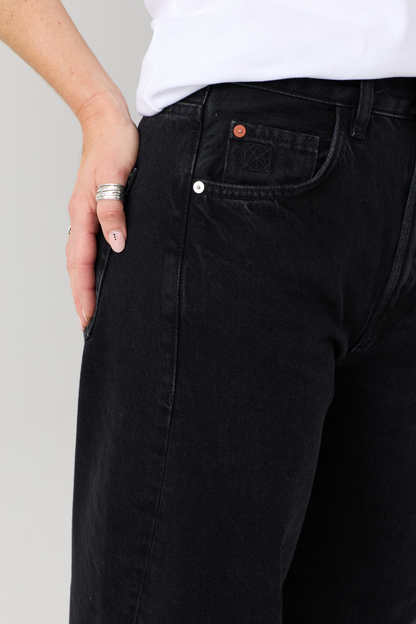 HEYANNO Trooper Black Jeans
