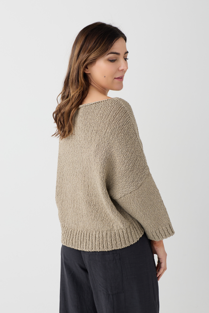 Lurdes Bergada Toasted Crop Jumper