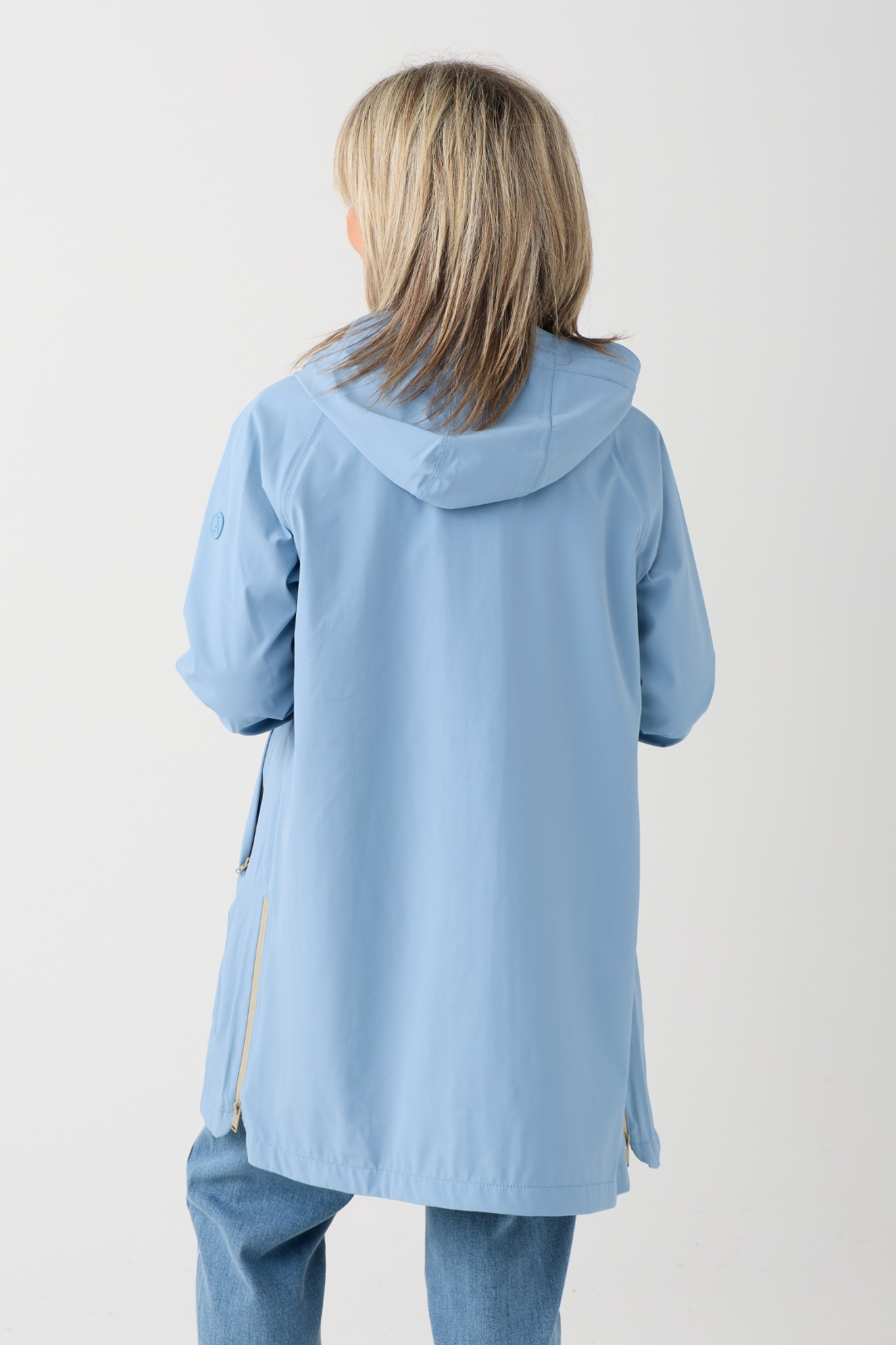 Tanta Neboa Faded Denim Raincoat