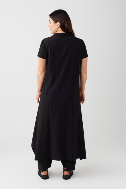 Lurdes Bergada Black Shirt Dress 410