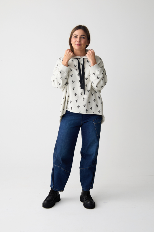 Lurdes Bergada Off-White Print Hoodie