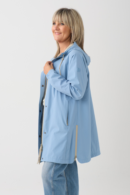 Tanta Neboa Faded Denim Raincoat