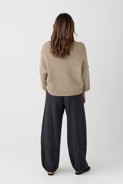 Lurdes Bergada Toasted Crop Jumper