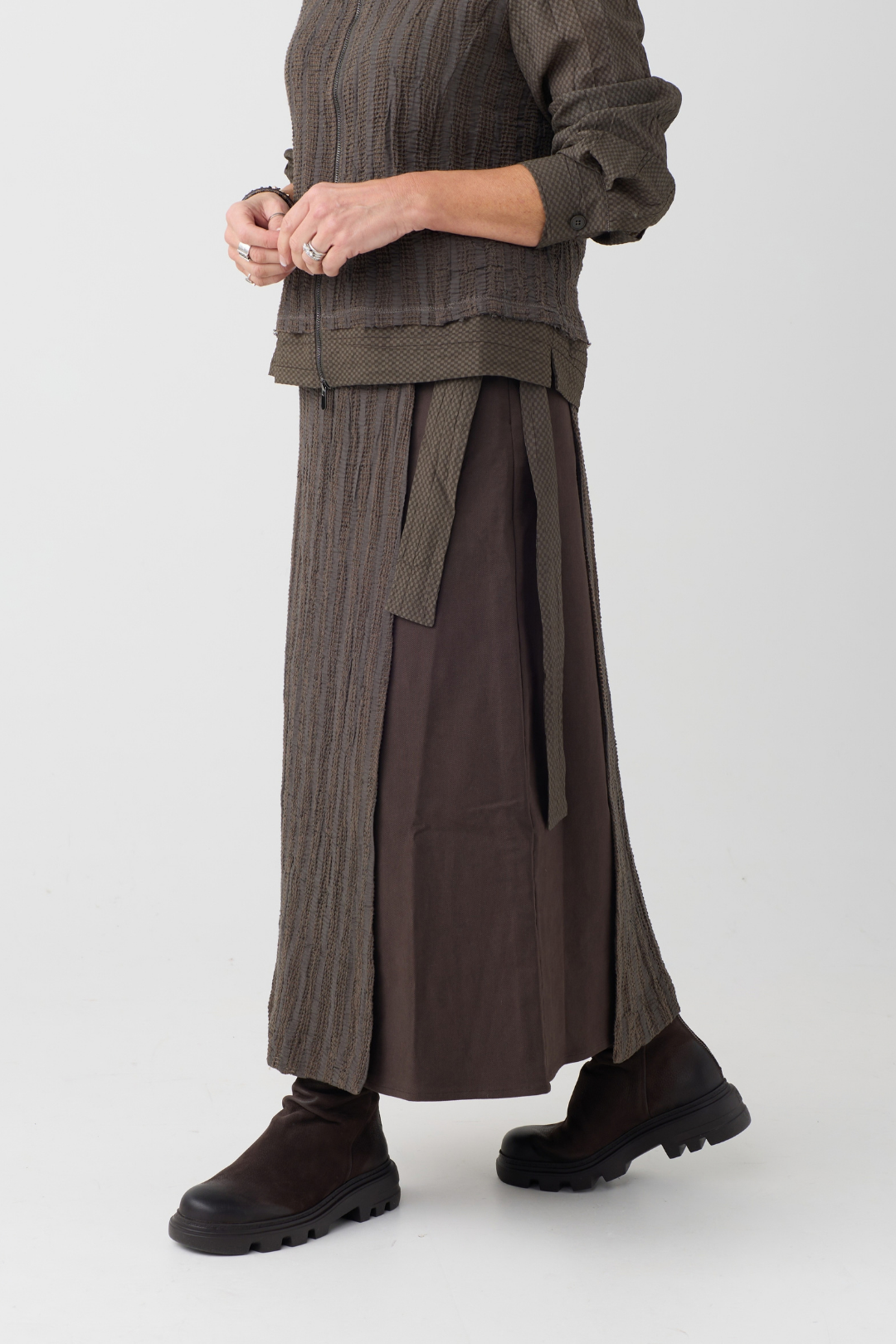 el2 Khaki/Brown Skirt 7008