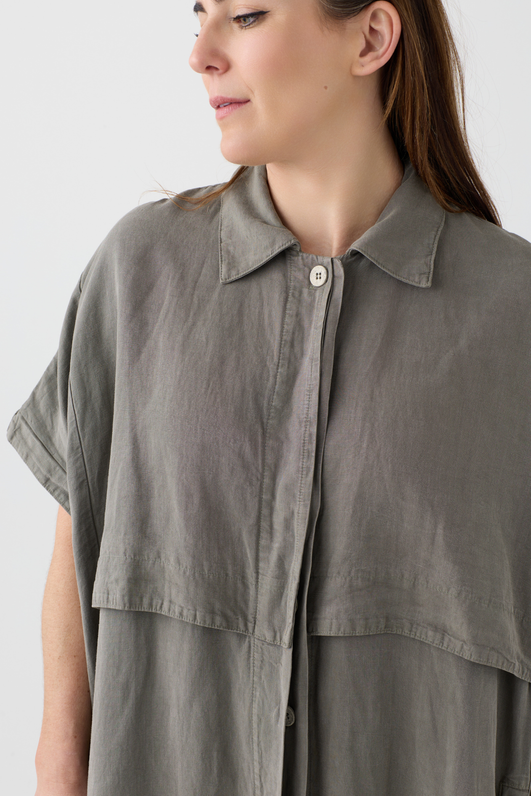 Lurdes Bergada Moss Sleeveless Trench 010