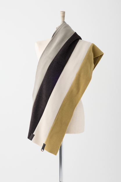 HS Olive/Kit/Chocolate/Elephant Straight Scarf