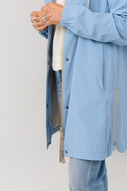 Tanta Neboa Faded Denim Raincoat