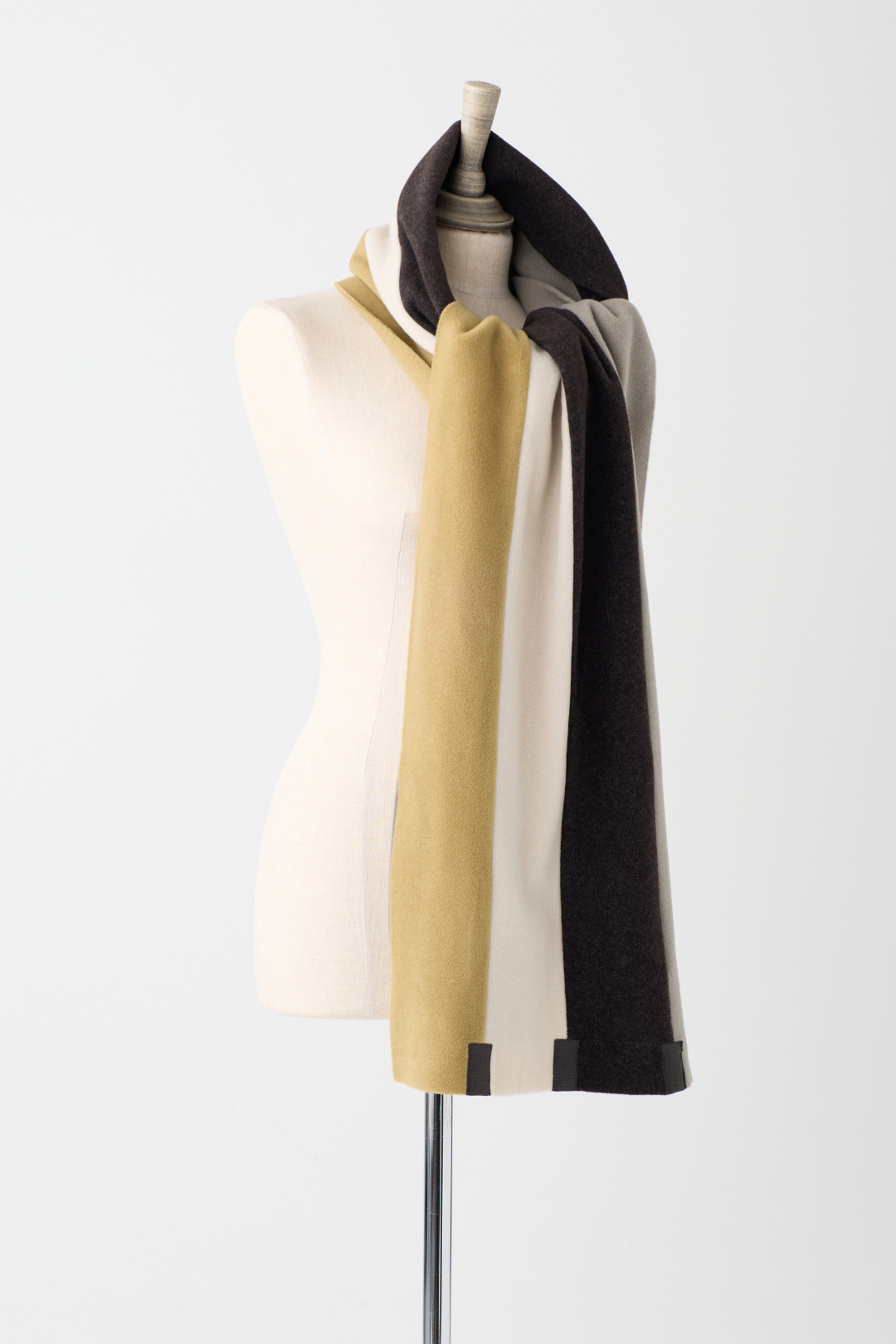 HS Olive/Kit/Chocolate/Elephant Straight Scarf