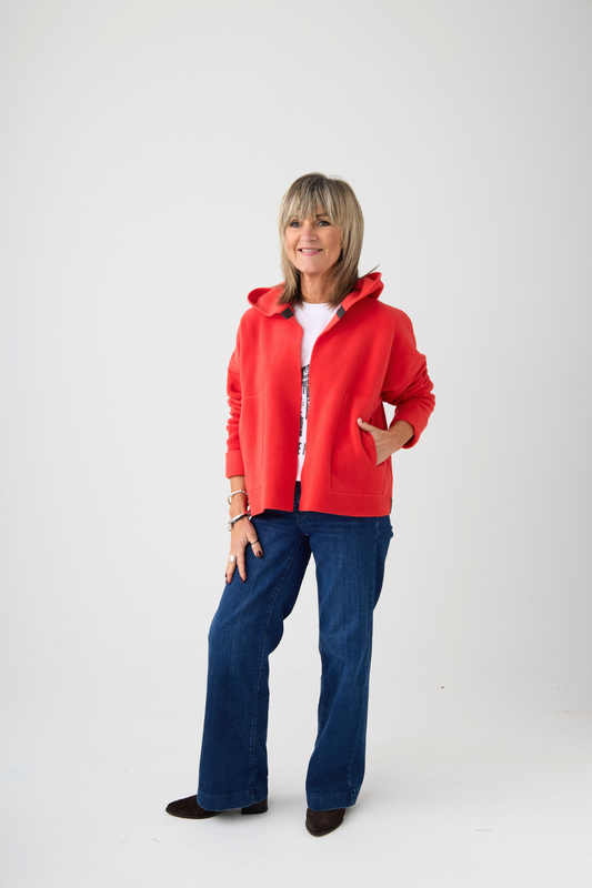 HS Tomato Sporty Cardigan