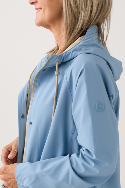 Tanta Neboa Faded Denim Raincoat