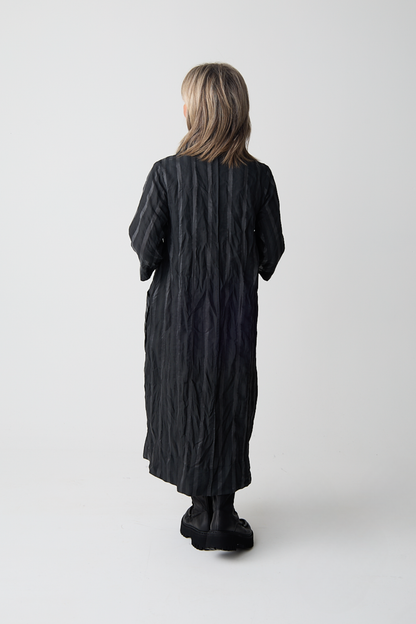Ozai n Ku Black Stripe Dress