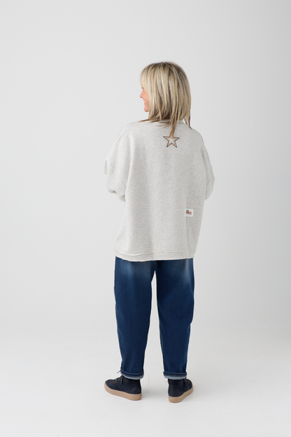 TSP Light Beige Melange FABULOUS Sweatshirt