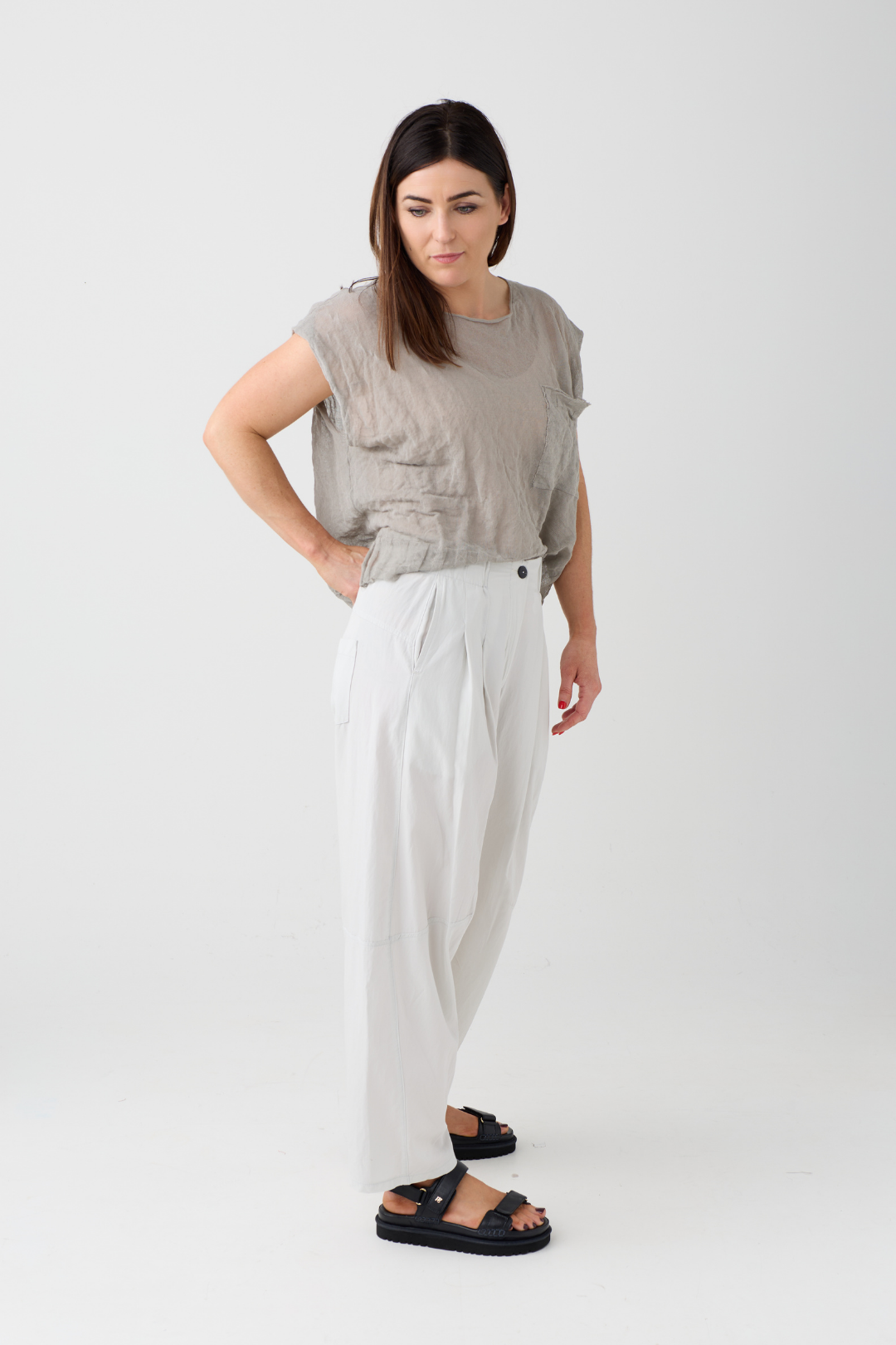 Lurdes Bergada Bone Trousers 440