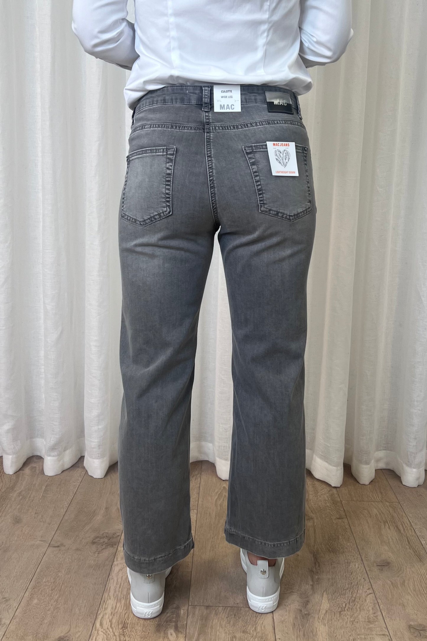 Mac Washed Grey Culotte