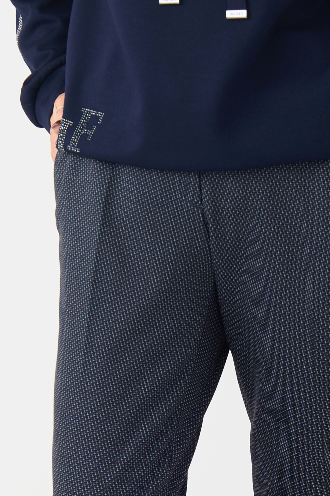 Brax Maron S Charcoal Graphic Print Chinos