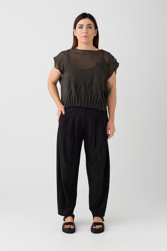 Lurdes Bergada Black Trousers 440