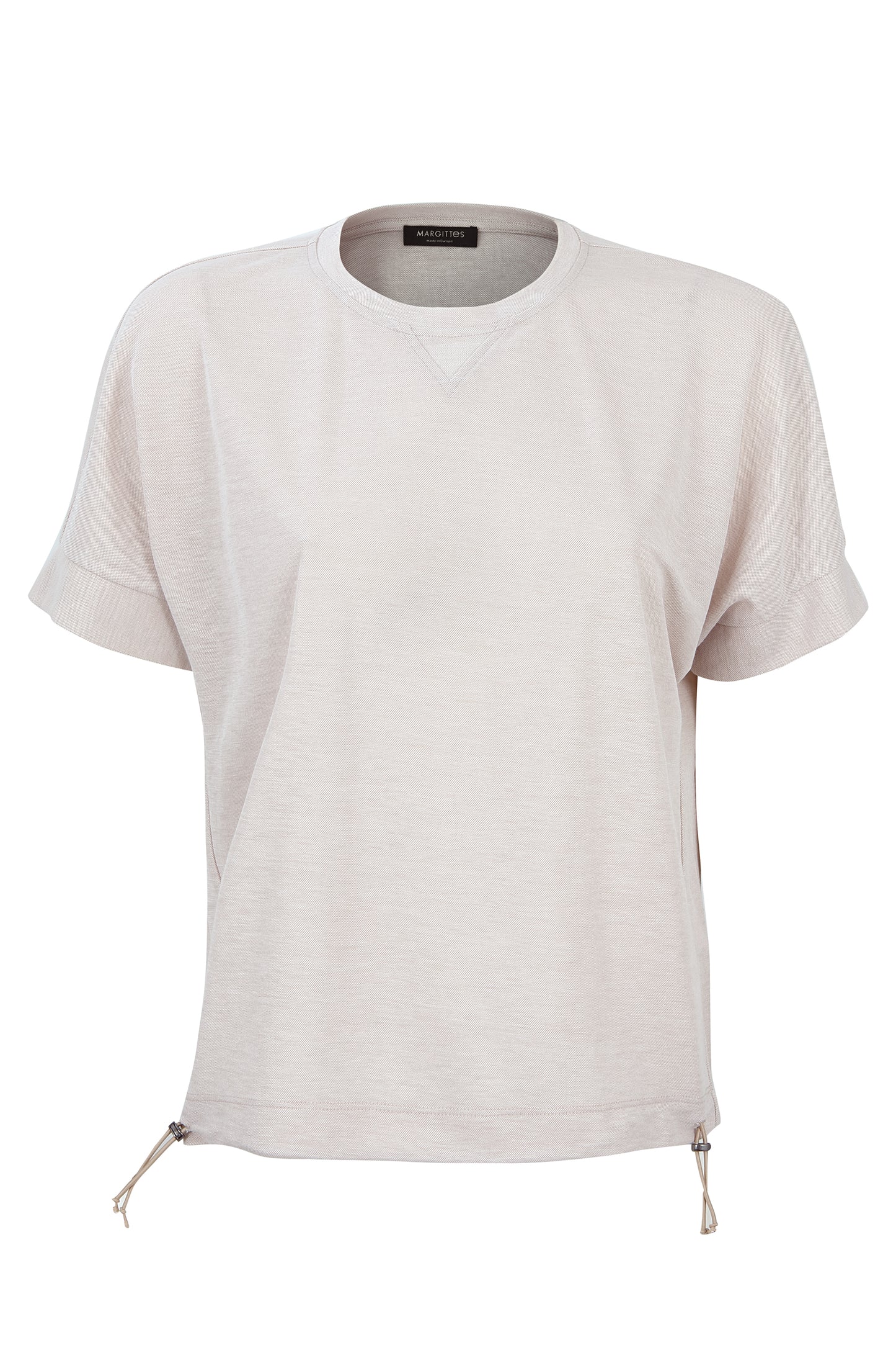 Margittes Taupe Toggle T-Shirt