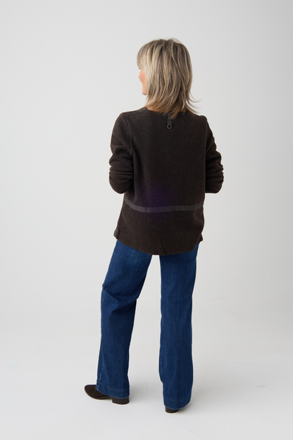 HS Chocolate Jumper w/Band at Waist