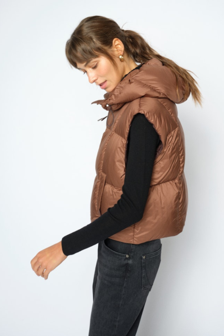 Mos Mosh Kiara Downtown Brown Gilet