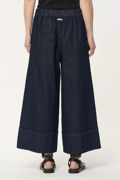 Humility Sophio Denim Blue Wide-leg Trousers