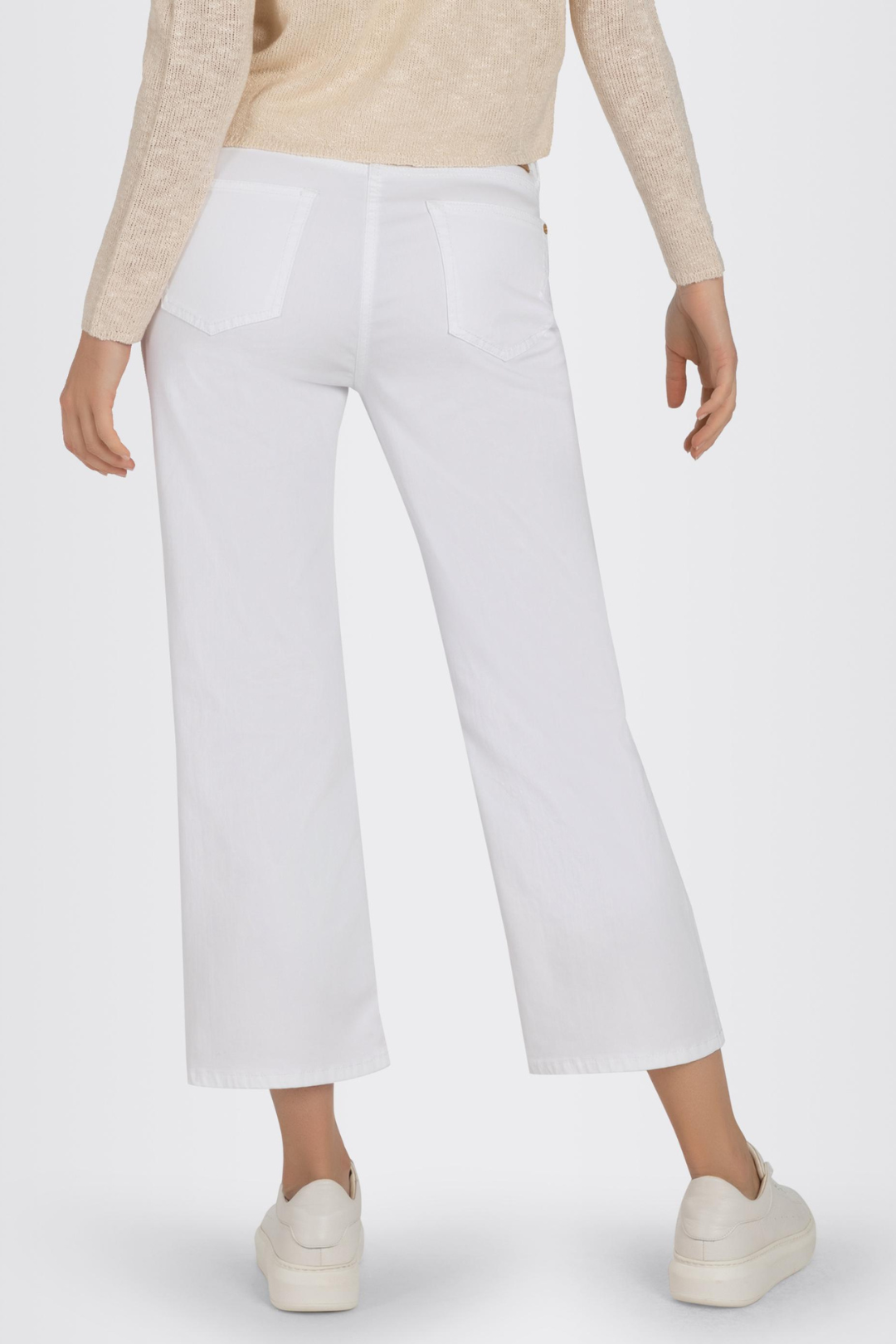 Mac White Denim Culotte