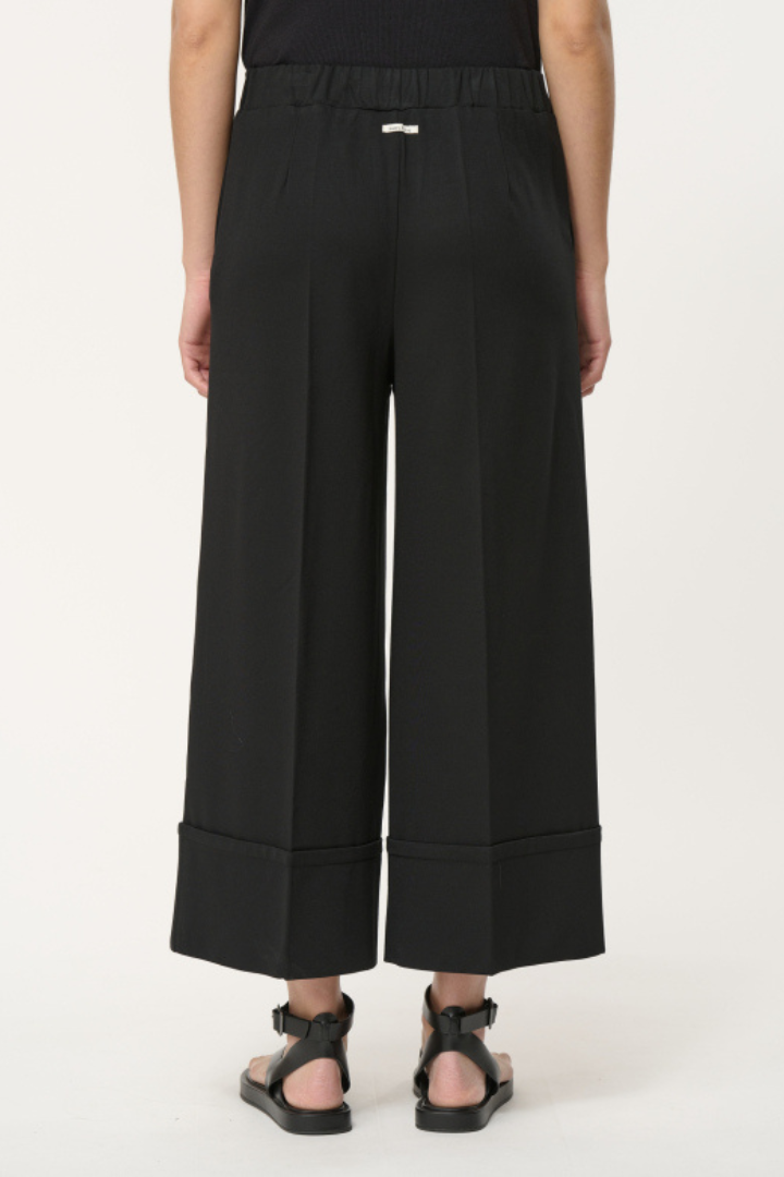 Humility SOPHIO Black Wide Crop Trouser