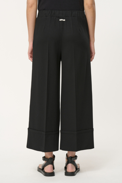 Humility SOPHIO Black Wide Crop Trouser