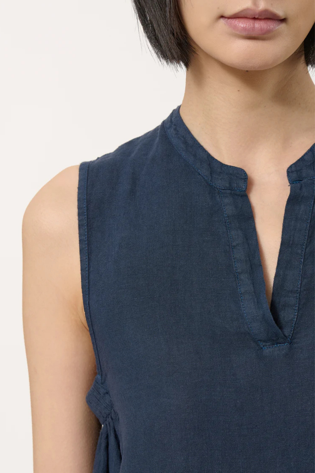 Humility BONITAR-L Navy Linen Dress