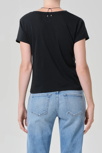 Citizens of Humanity Hara Black V Neck Tee