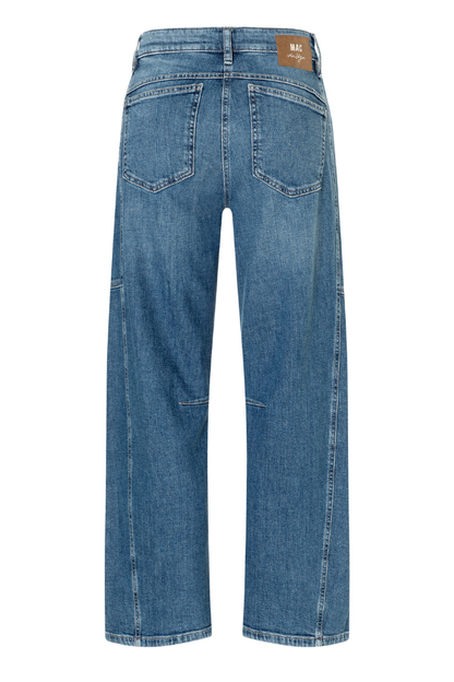 Mac Ohio Mid Blue Barrel Jeans