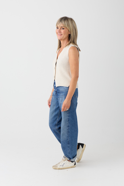 Part Two Sylva Waistcoat Oatmeal Melange