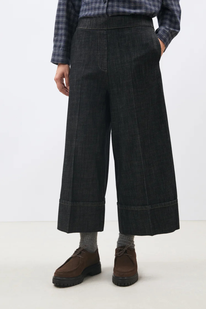 Humility SOPHIO-D Black Denim Crop Trouser