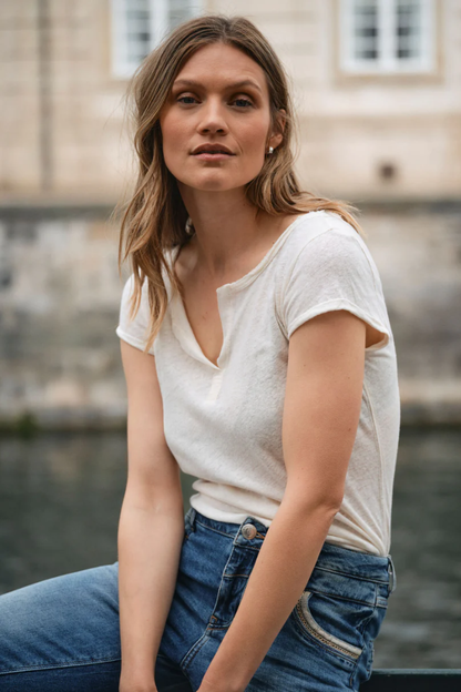 Mos Mosh Troy White T-Shirt