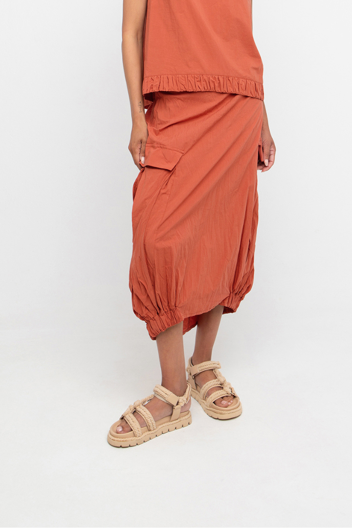 Ozai n Ku Chilli Crinkle Cargo Skirt