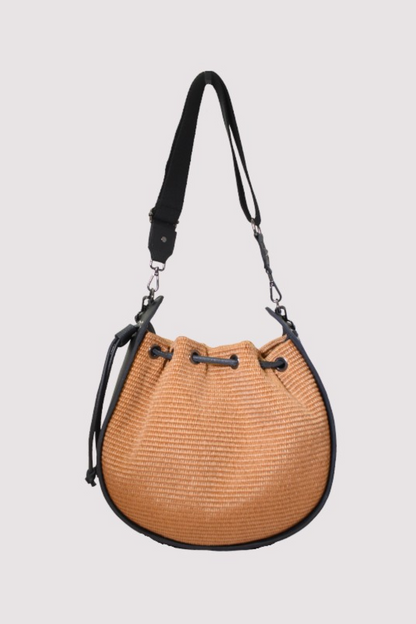 EL Tobacco/Black Milos Bucket Bag